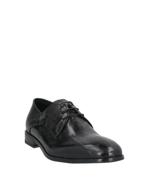 Fabi Black Lace-Up Shoes for men