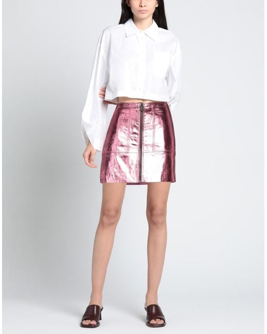 Pinko Pink Mini Skirt