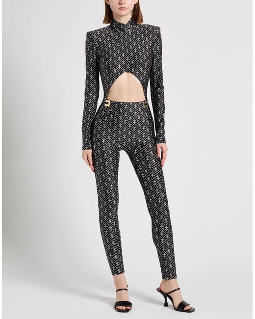 Elisabetta Franchi Black Jumpsuit Polyamide, Elastane
