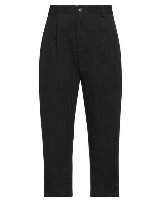 Isabel Benenato Black Trouser for men