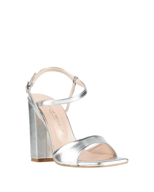 Divine Follie White Sandals Synthetic Material
