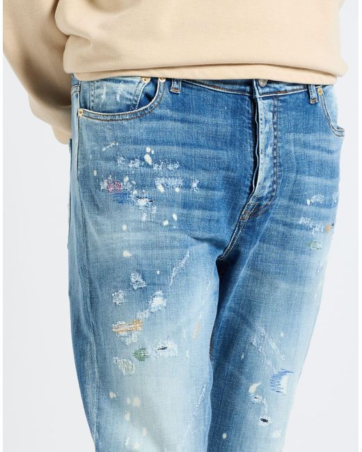 PMDS PREMIUM MOOD DENIM SUPERIOR Blue Jeans Cotton, Elastane for men