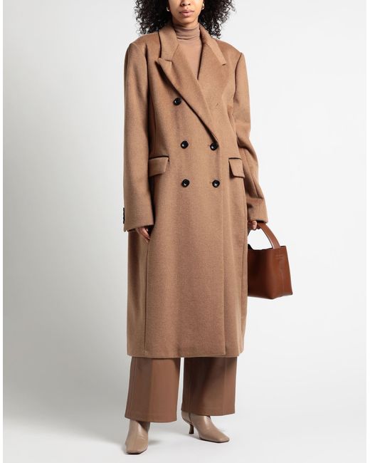 Manteau long Karl Lagerfeld en coloris Brown