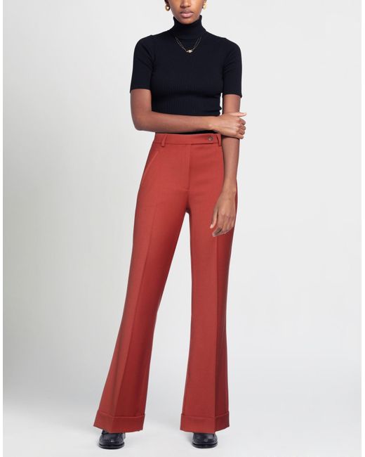 Rochas Red Pants