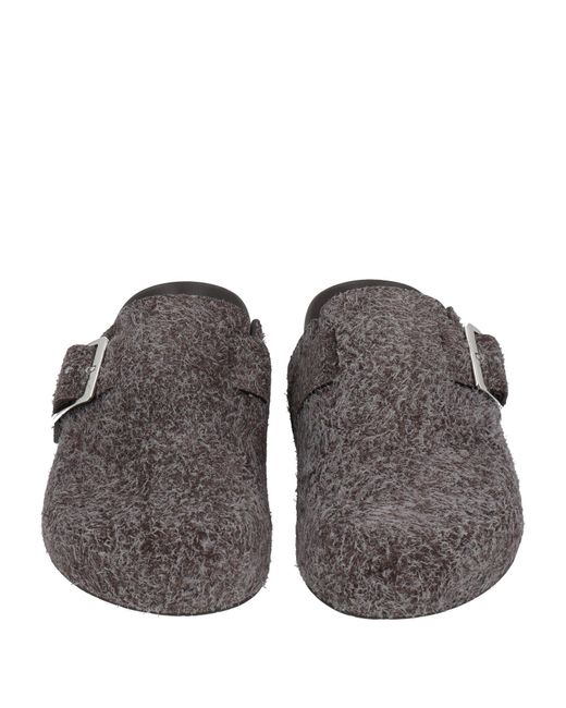 Loewe Brown Chocolate Mules & Clogs Leather for men