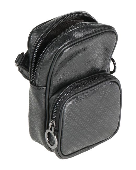 Bikkembergs Gray Cross-Body Bag