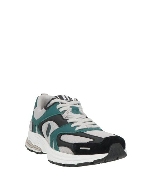 Rucoline Green Sneakers Calfskin, Polyurethane for men