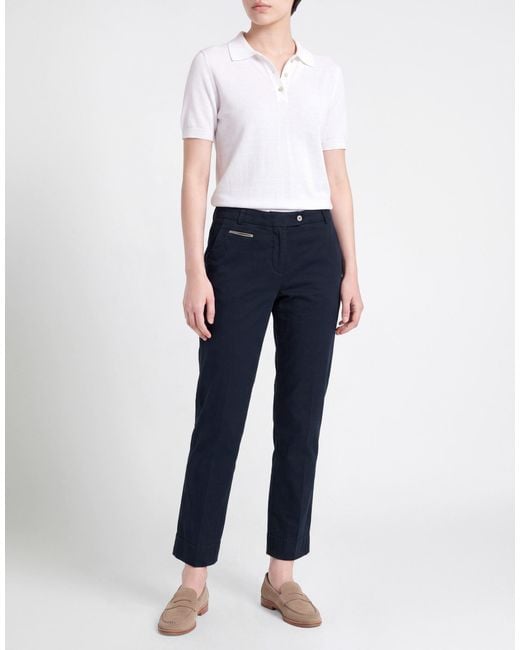 Harmont & Blaine Blue Midnight Pants Cotton, Elastane