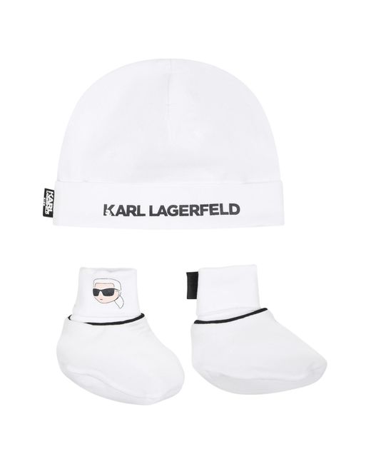Karl Lagerfeld White Accessoire-Set
