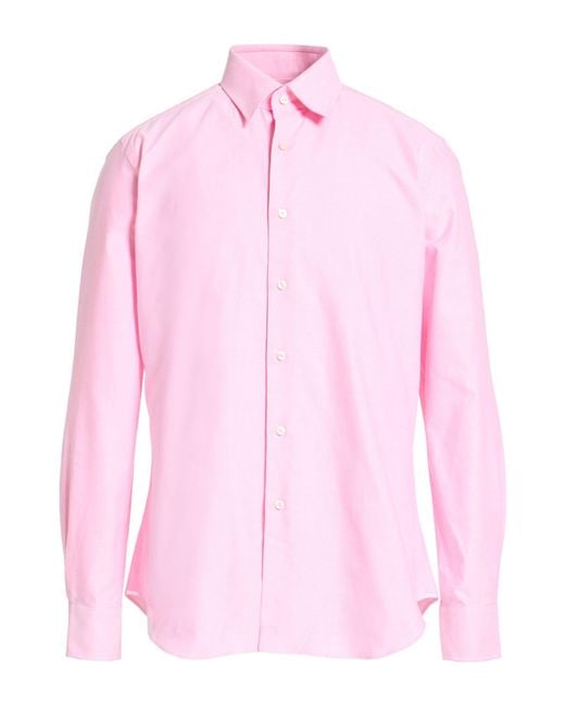 Xacus Pink Shirt Cotton for men