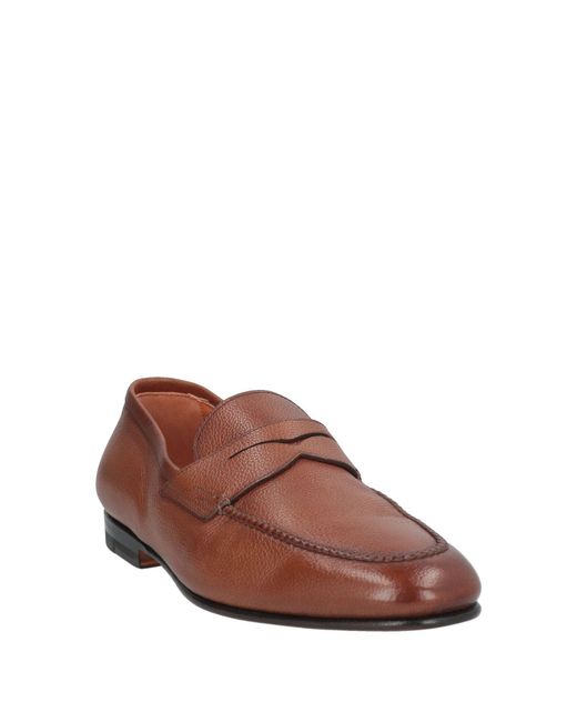 Santoni Brown Loafer for men