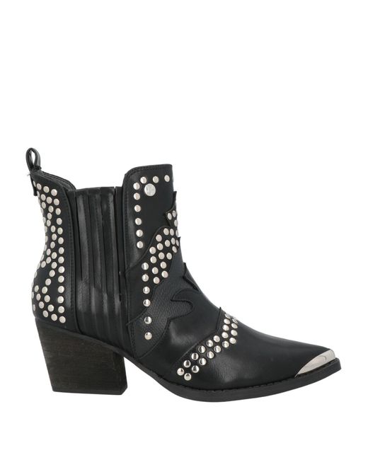 Shopart Black Ankle Boots