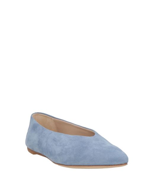 ODARE ANTWERP Blue Ballet Flats