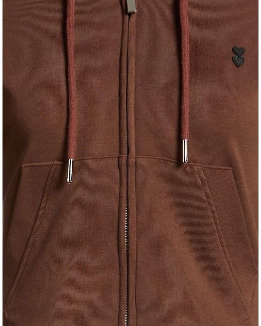 Please Brown Sweatshirt Cotton, Polyester