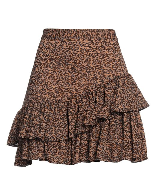 Ted Baker Brown Mini Skirt