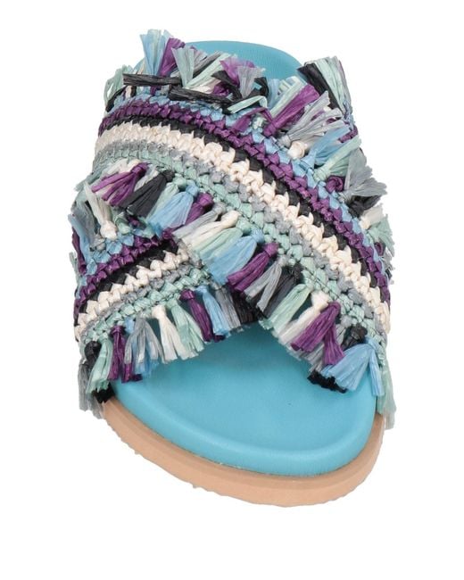 De Siena Blue Sandals