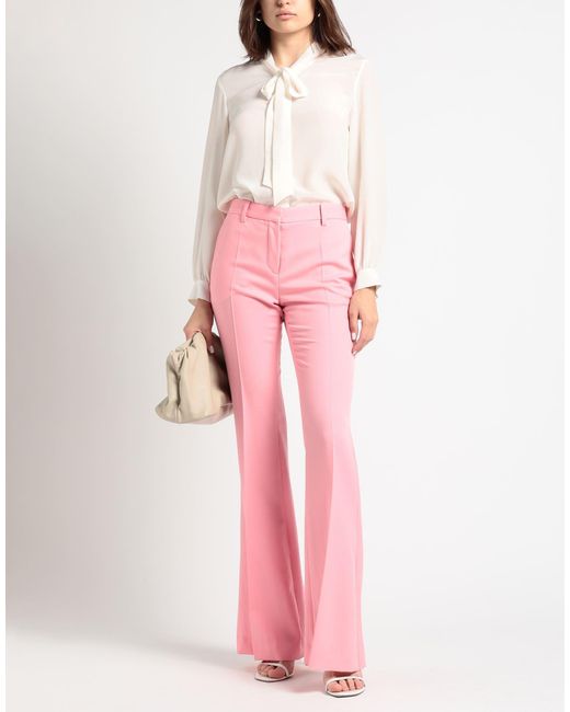 Versace Pink Pants Virgin Wool
