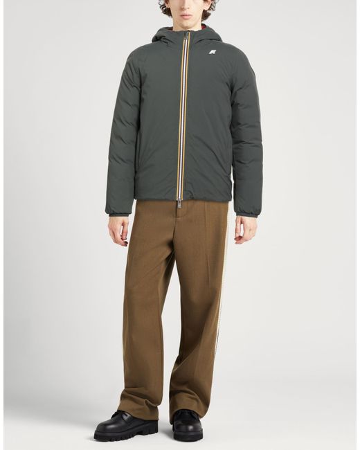 K-Way Gray Puffers for men