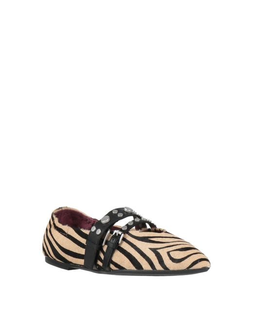 Ash White Ballet Flats