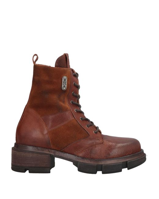 O.x.s. Brown Ankle Boots