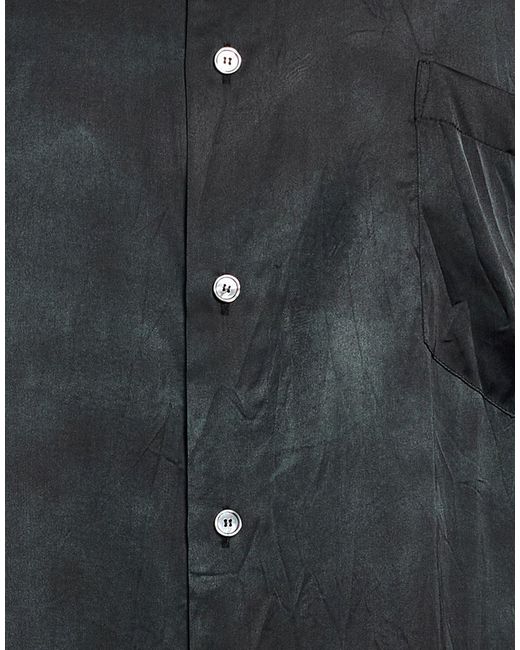Acne Black Shirt Viscose, Elastane for men