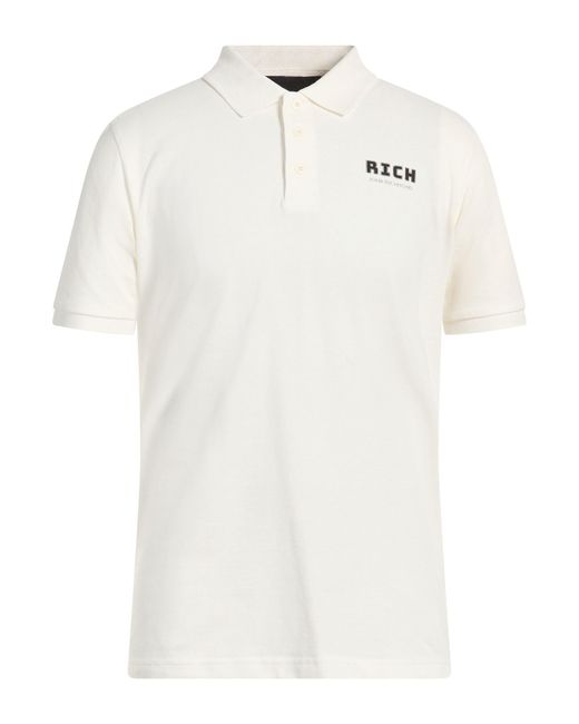 Polo John Richmond de hombre de color White