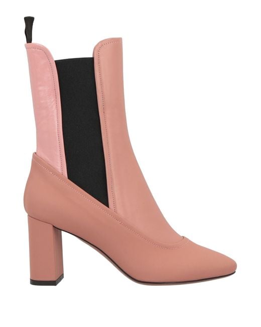 L'Autre Chose Pink Ankle Boots
