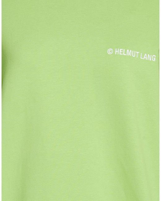 Helmut Lang Green Sweatshirt