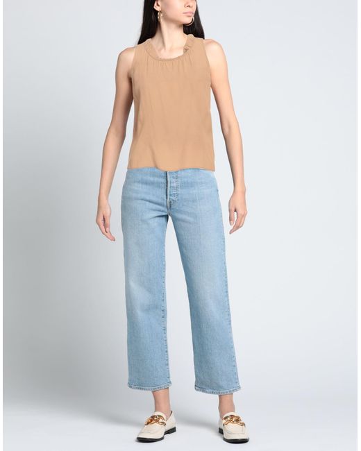Top Camicettasnob de color Natural