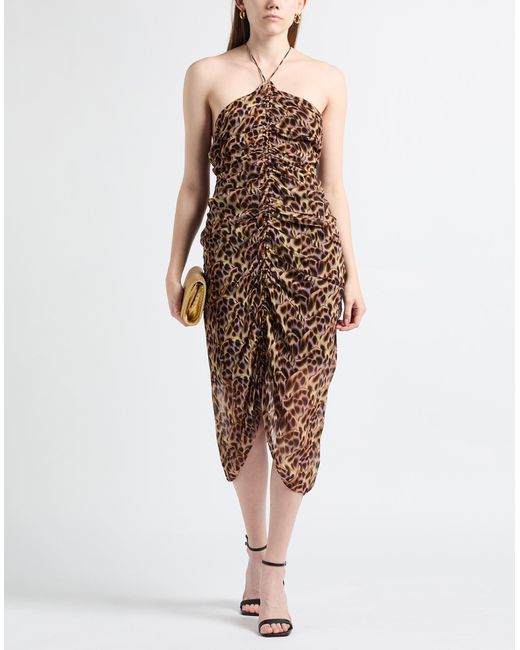 Isabel Marant Brown Maxi-Kleid