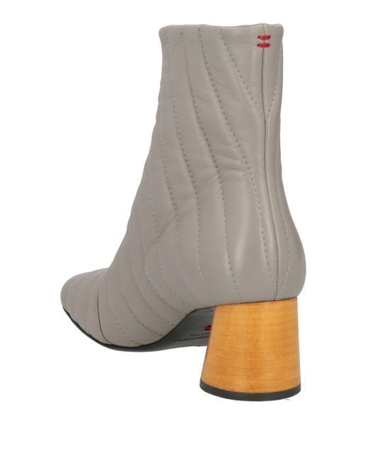 Halmanera Gray Ankle Boots