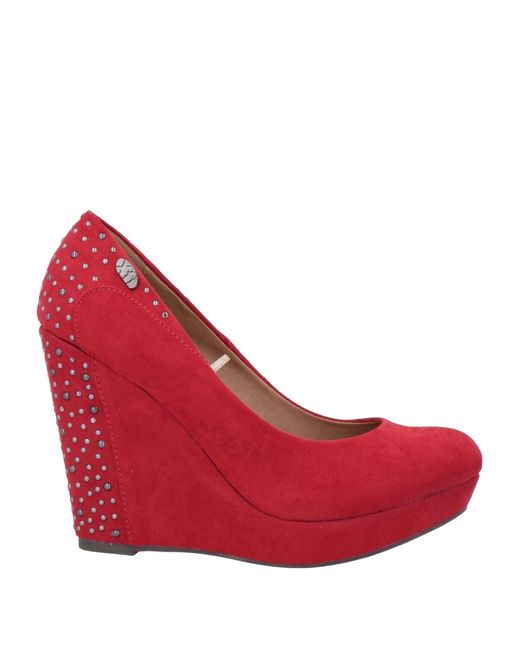 Zapatos de salón Xti de Tejido sintético de color Rojo | Lyst