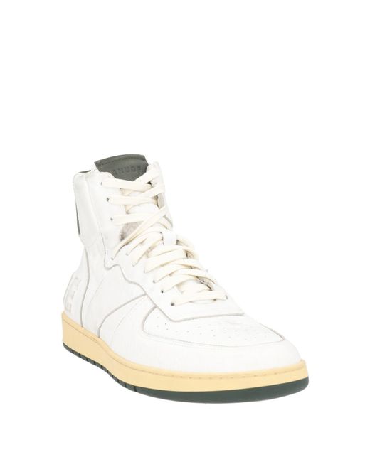 Rhude White Sneakers Leather for men