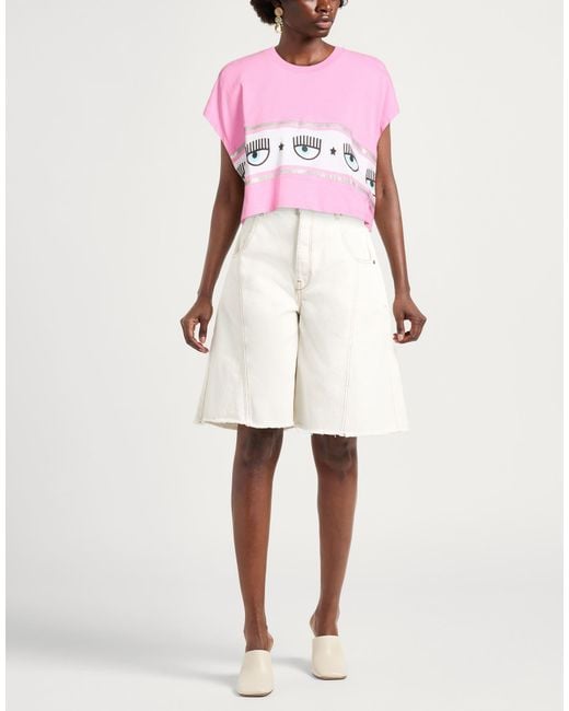 Chiara Ferragni Pink T-Shirts