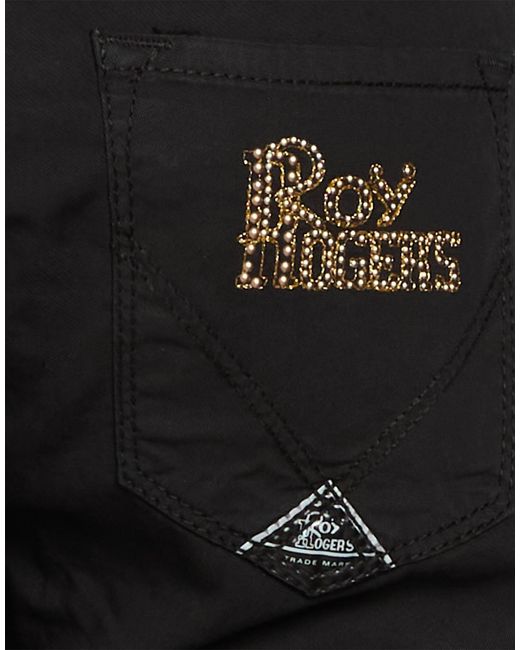 Roy Rogers Black Pants Cotton, Elastane