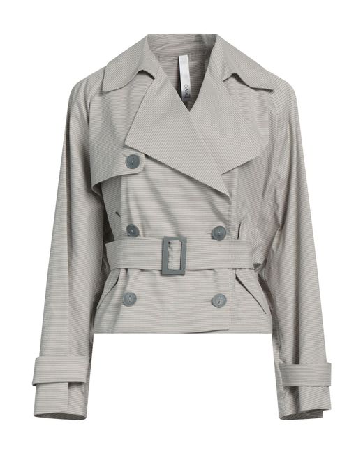Hevò Gray Jacket Polyester, Polyamide, Elastane