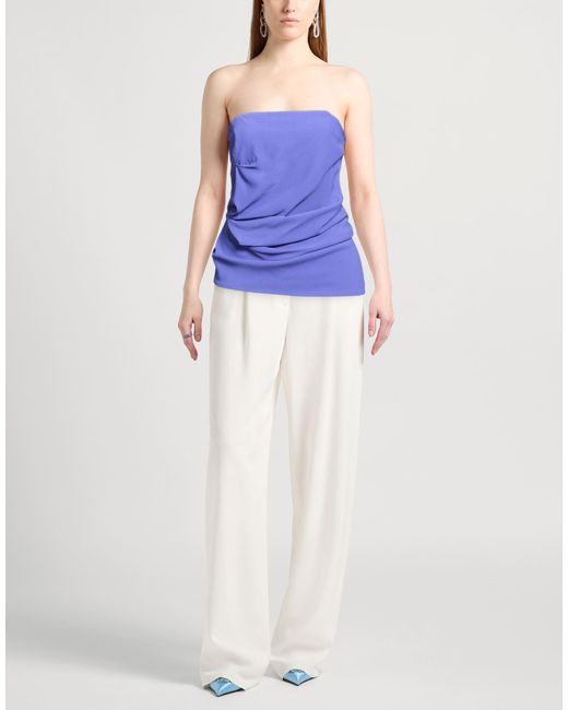 Liviana Conti Blue Top Viscose, Acetate