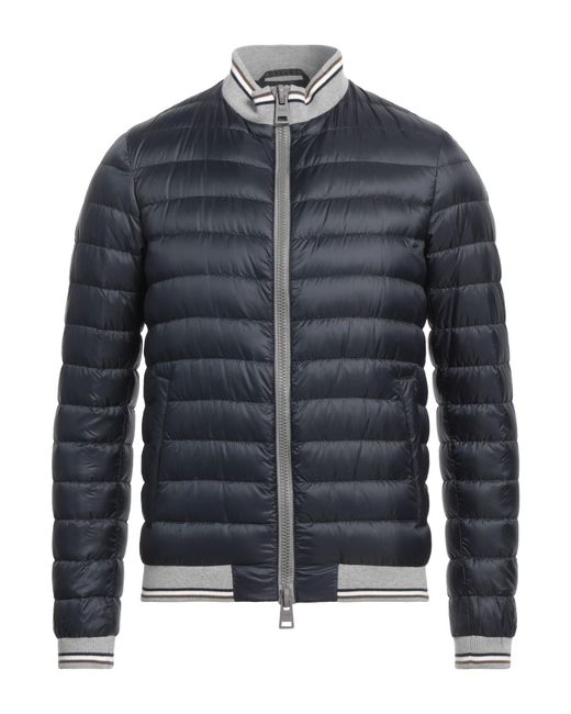 Herno Blue Globe Puffer Polyamide, Cotton for men