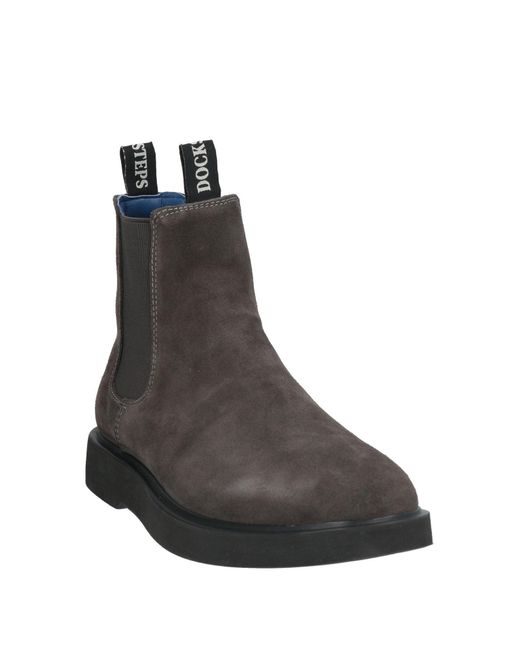 Docksteps Black Ankle Boots for men