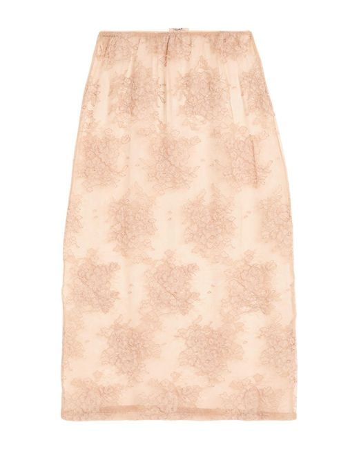 N°21 Natural Midi Skirt
