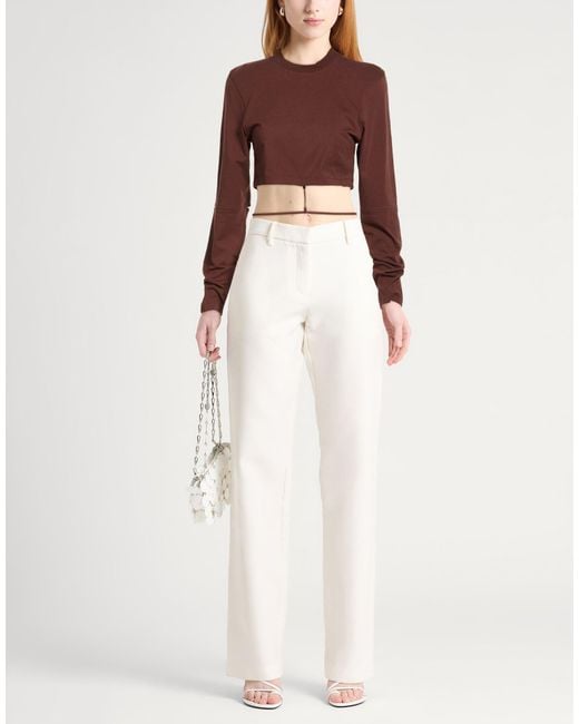 Jacquemus Brown T-Shirts