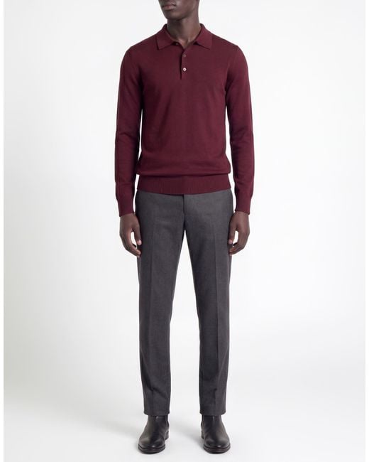 Polo Alpha Studio de hombre de color Red
