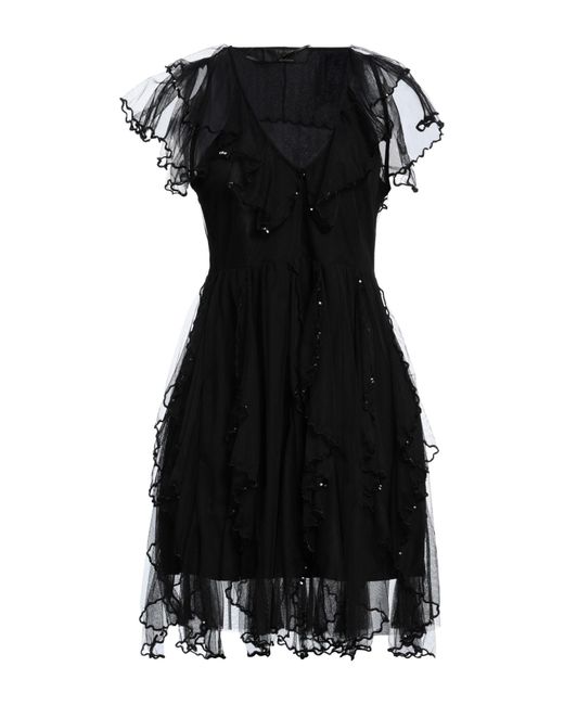 Twin Set Black Mini-Kleid