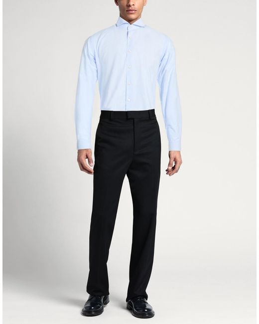 Tintoria Mattei 954 Blue Sky Shirt Cotton for men