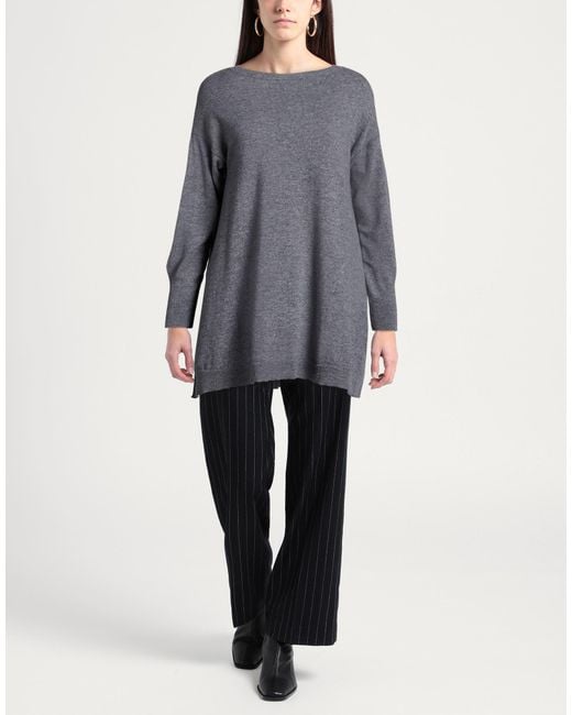 SOLOTRE Gray Sweater Wool