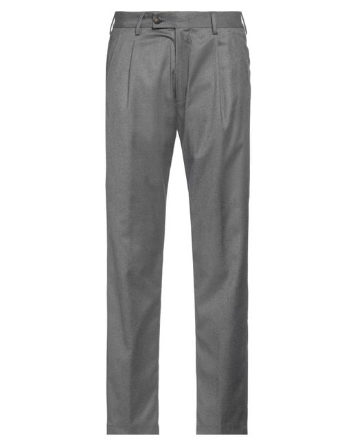 Messagerie Gray Patrizio Piscaglia Pants Polyester, Viscose, Wool, Elastane for men