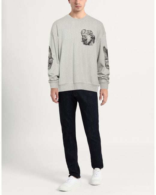 Tee Library Gray Sweatshirt for men