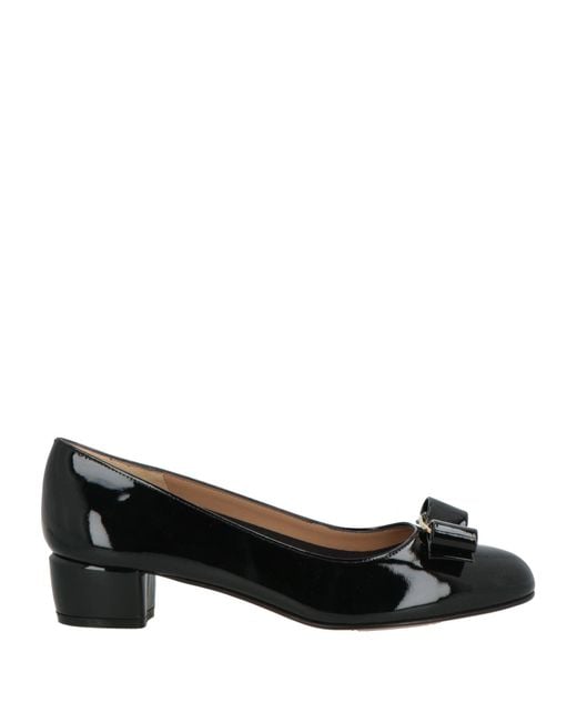 Ferragamo Black Pumps Leather