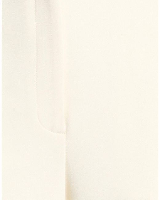 Theory White Ivory Pants Triacetate, Polyester