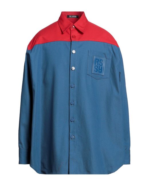 Camisa Raf Simons de hombre de color Blue